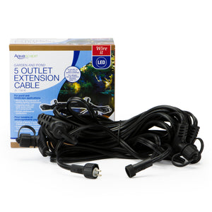 Aquascape Extension Cable with 5 Quick-Connects 7.6 metre 12V